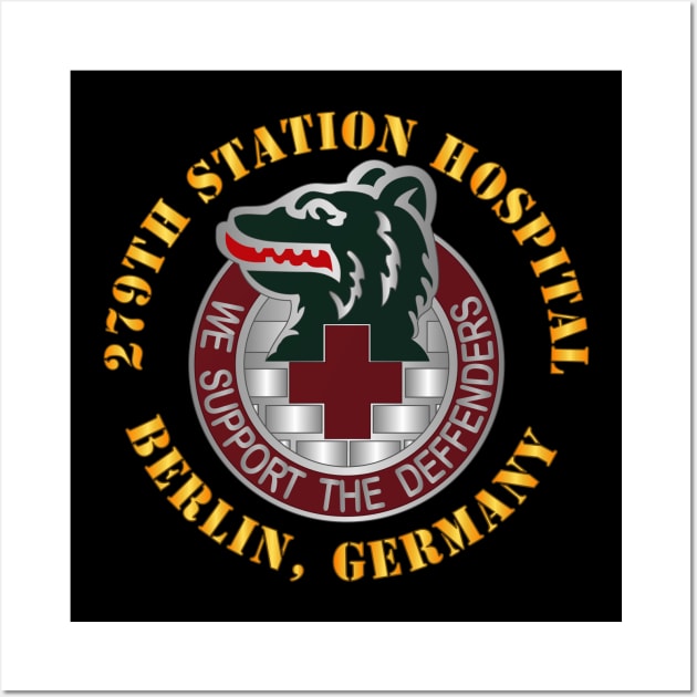 279th Station Hospital - DUI - Berlin, Germany X300 Wall Art by twix123844